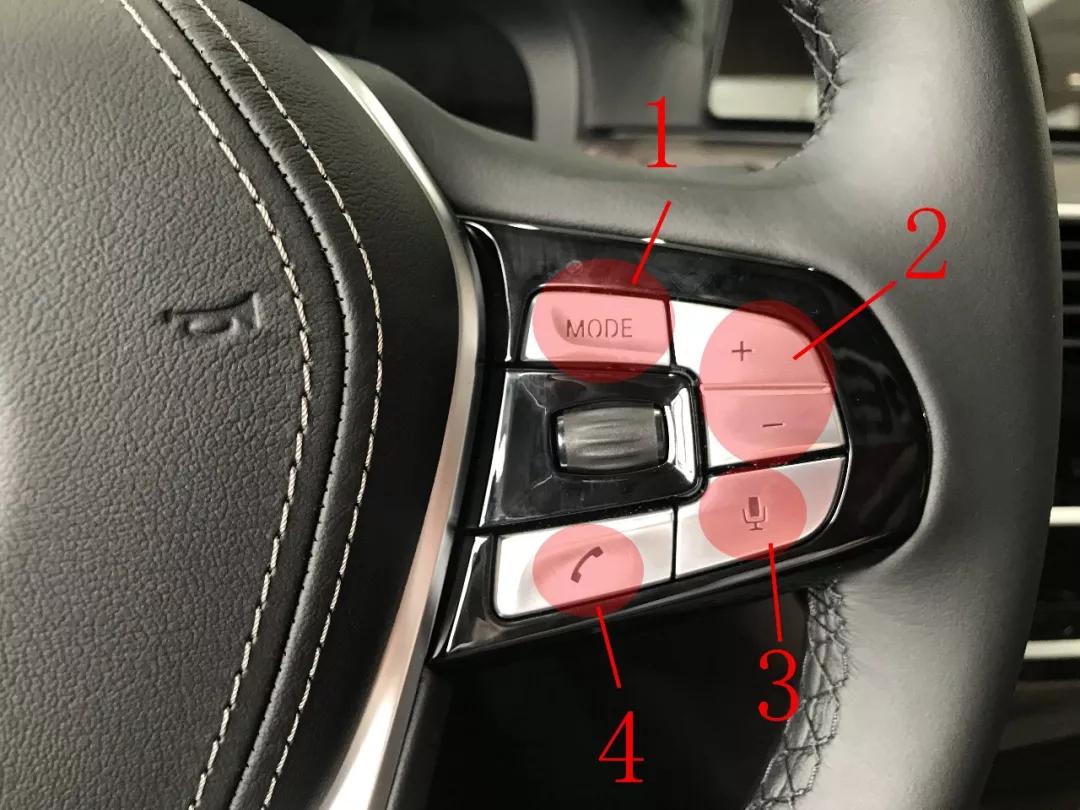 宝马车上的按键功能图解大全,宝马车内按键功能图介绍
