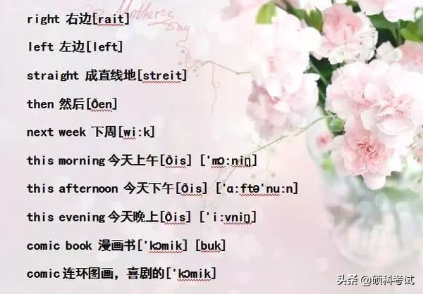 小学六年级单词音标复习,小学1-6年级必考词语