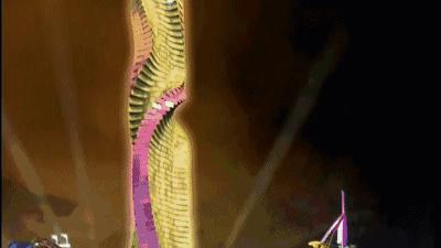 从迪拜塔往下看震撼人心,从迪拜回来的照片