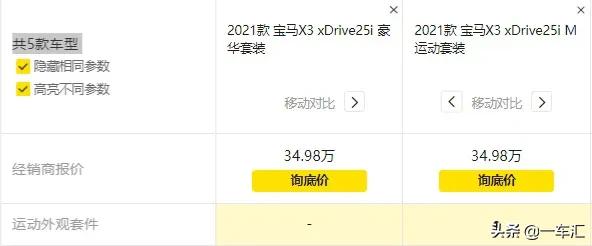 新宝马x3的4种配置哪个性价比高,宝马x3值得入手吗这3点告诉你