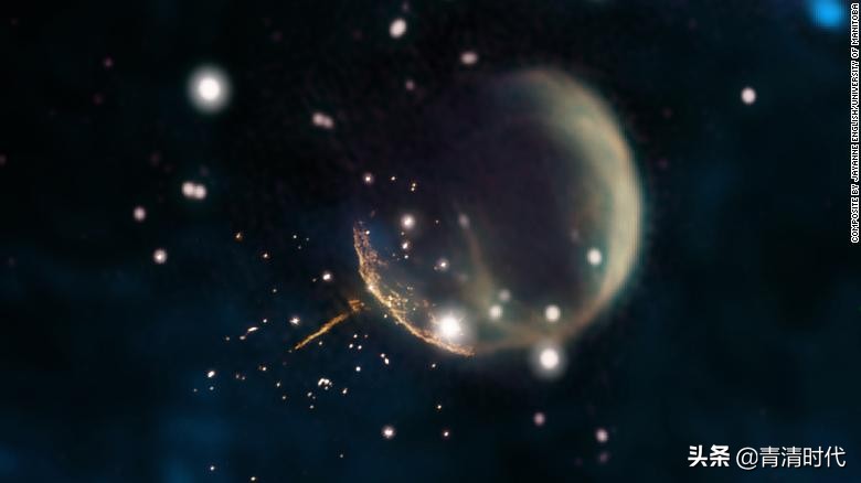 哈勃望远镜拍下太空神奇的一幕,哈勃望远镜拍到的不明飞行物