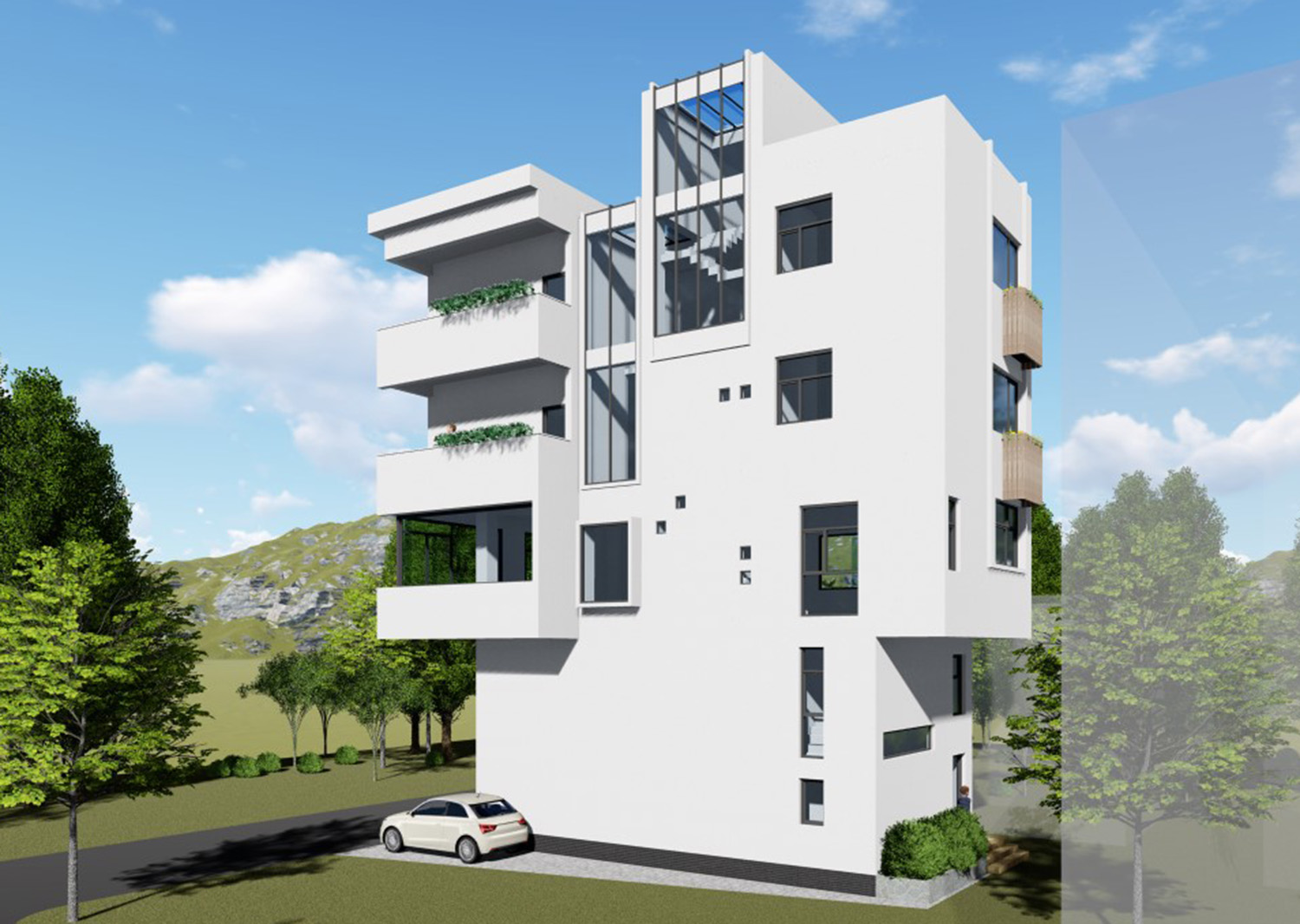 14*14宅基地自建房商铺设计,宽14米深18米怎样设计商铺