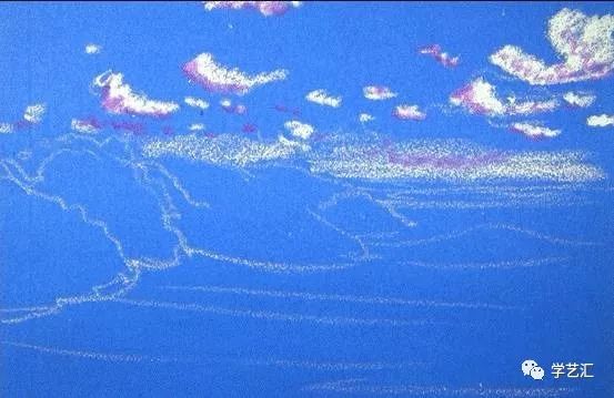 重彩油画棒教程简单,油画棒超美超简单