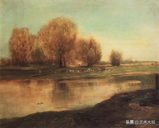俄罗斯风景油画四大名家,俄罗斯古典风景油画欣赏图片