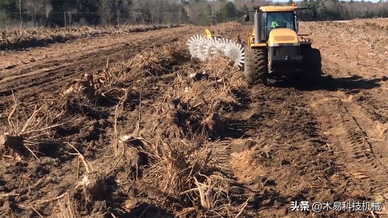 国外树桩拉拔机视频,德国最牛逼的树桩拉拔机