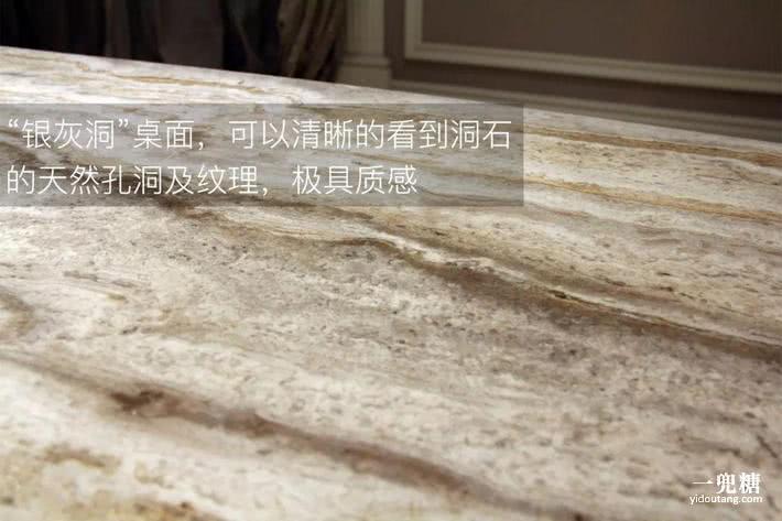 纯天然大理石餐桌黑白灰,大户型大理石餐桌推荐