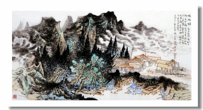 李向鸿山水画精品欣赏,李雁飞写意山水画