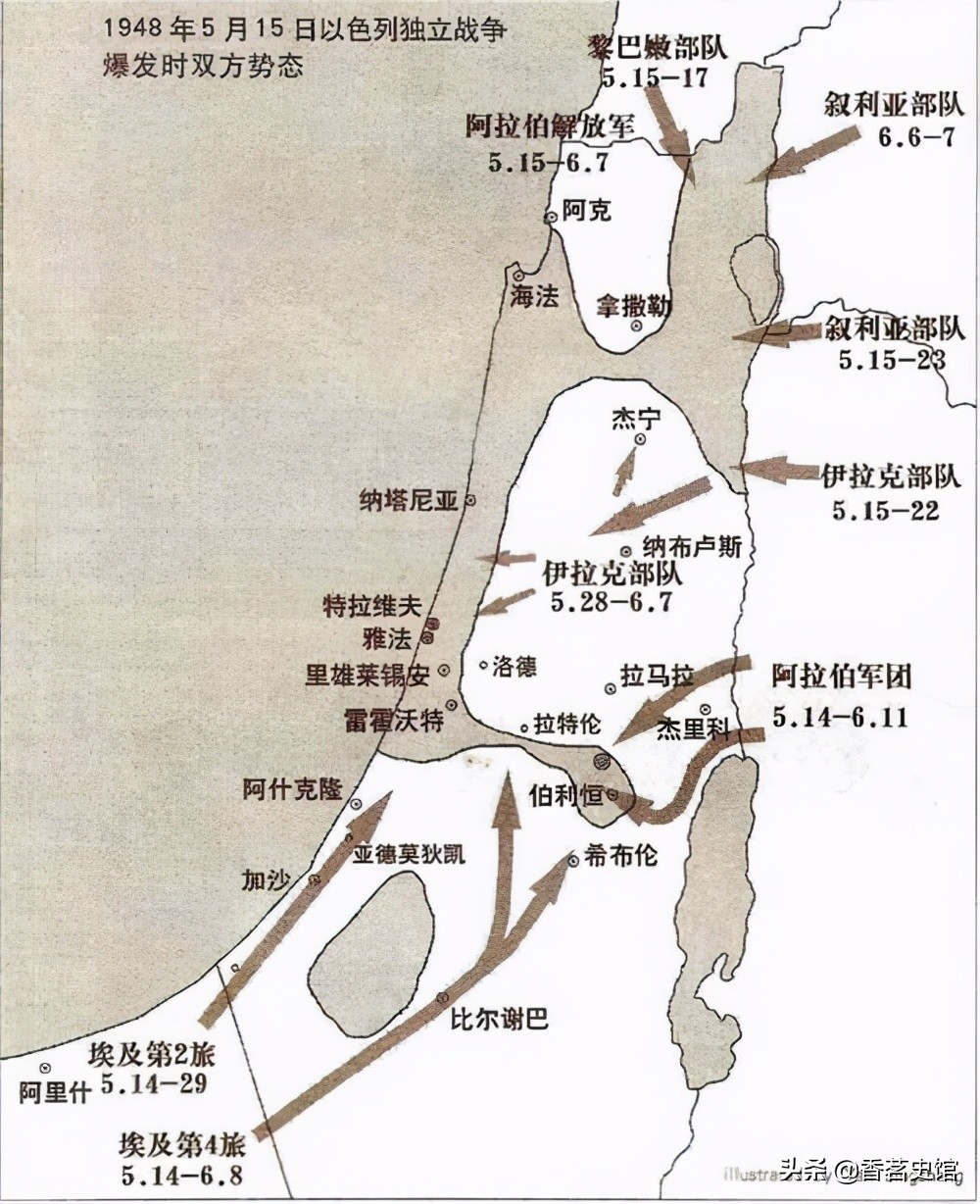巴以冲突再起，双方的矛盾根源是什么？五次中东战争又在打什么？