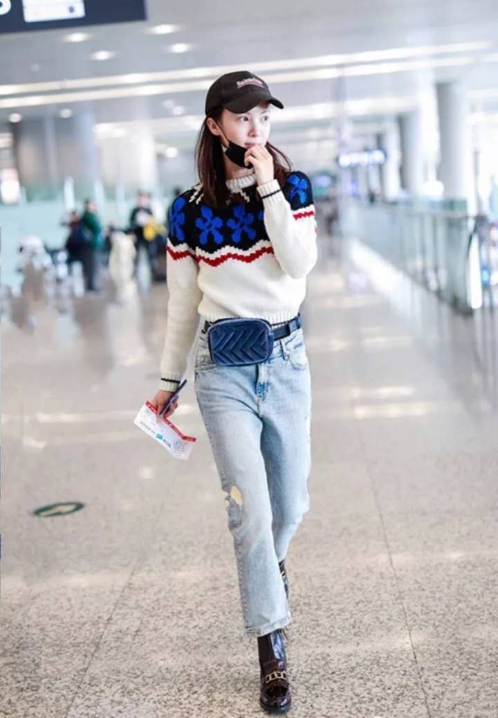 金晨私服穿搭,金晨日常服装穿搭