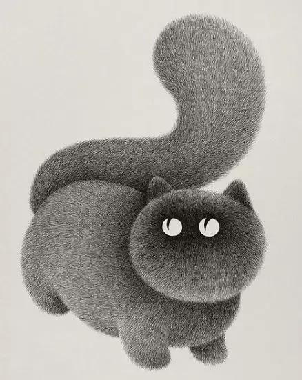 她用2元针管笔作画便惊艳了世界,他用粉笔画了一只猫