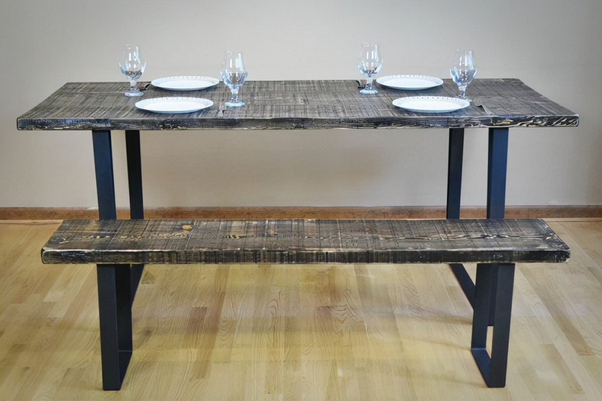 手工打造岩板餐桌,农村自己动手做餐桌