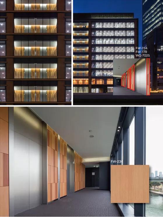 办公室木饰面颜色大全图片,办公室高档木饰面材质