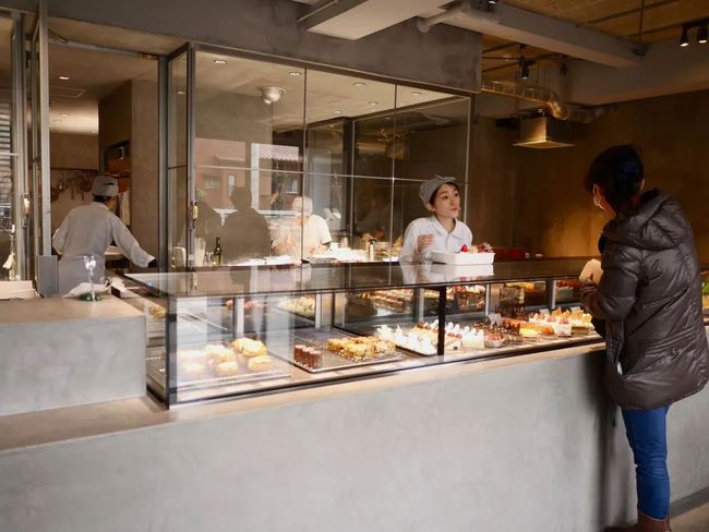 欧美甜点屋装修风格,最便宜的甜品店装修高级灰