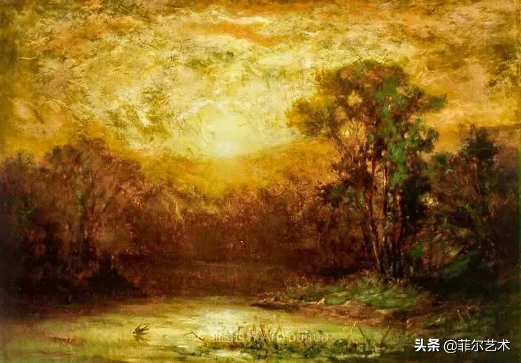 欧洲田园油画风景图片大全,古典油画风景美丽乡村