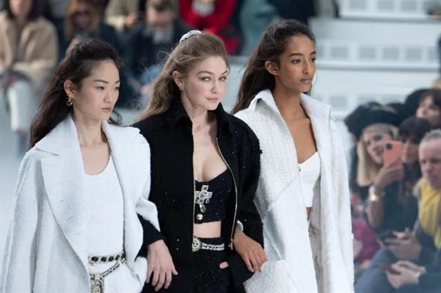 gigibellakendall走秀,gigibellakendall同框