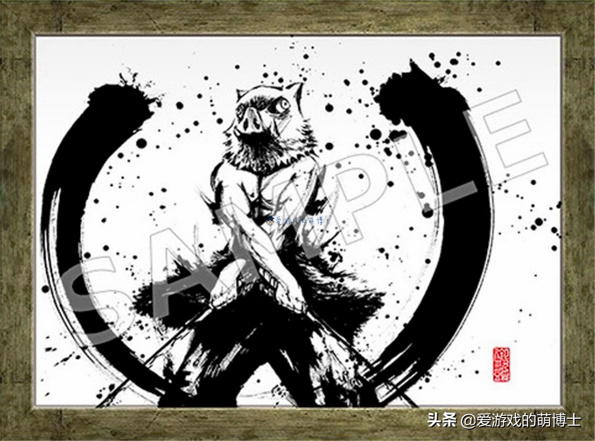 用日本传统画风画鬼灭之刃,鬼灭之刃霸气