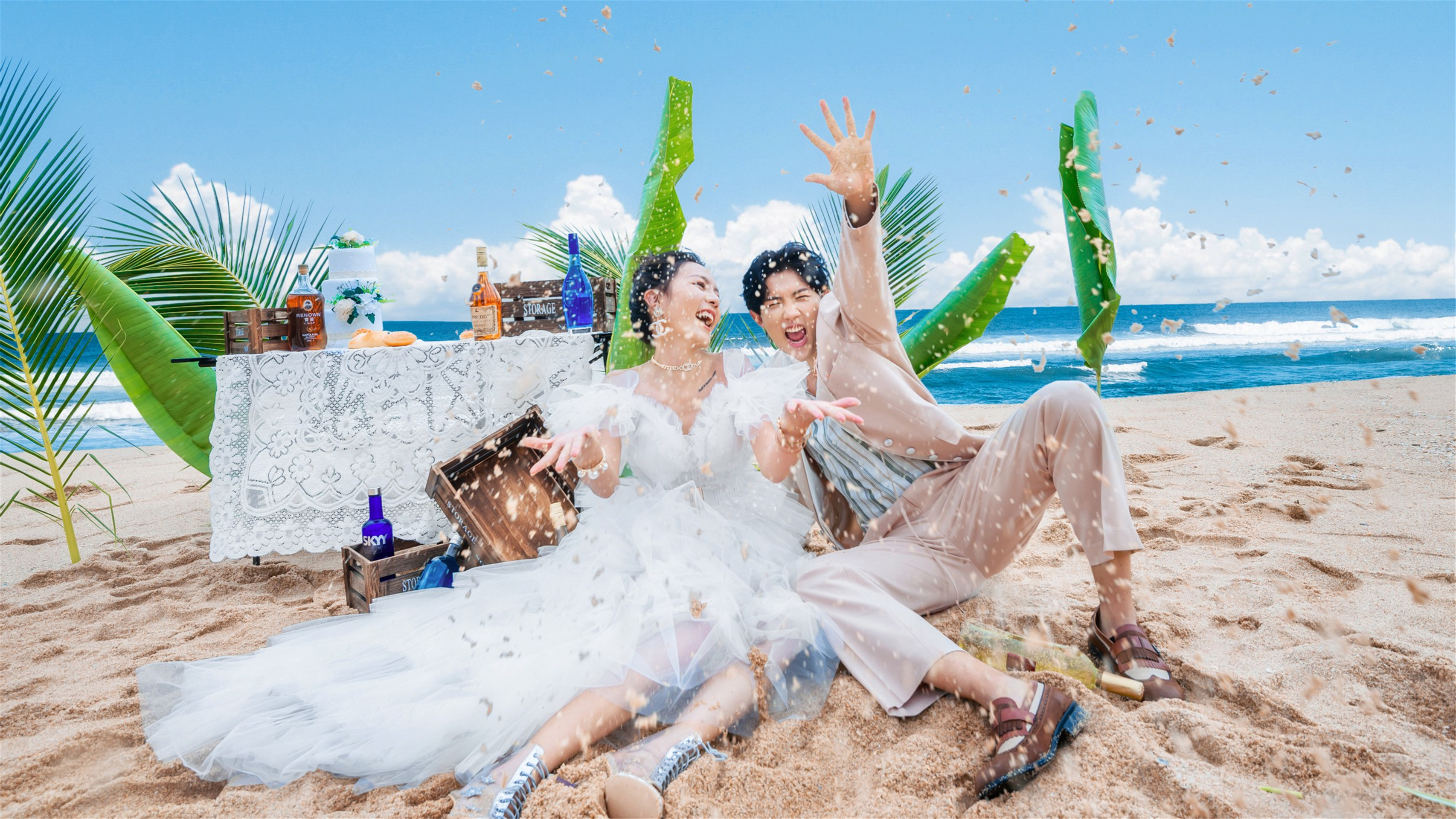 遇见拍婚纱照发朋友圈文案,晒婚纱照的搞笑朋友圈文案