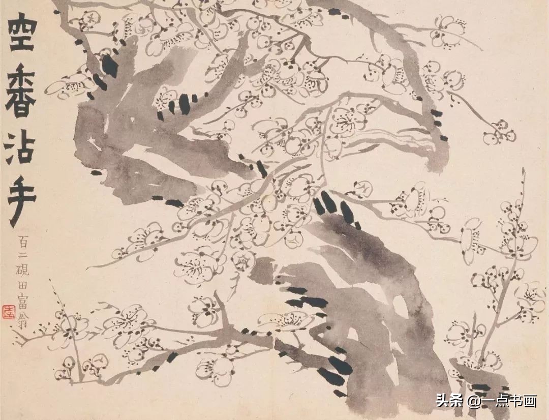 清代山水花鸟画家名单,清代画家朱耷的花鸟画画得很简练