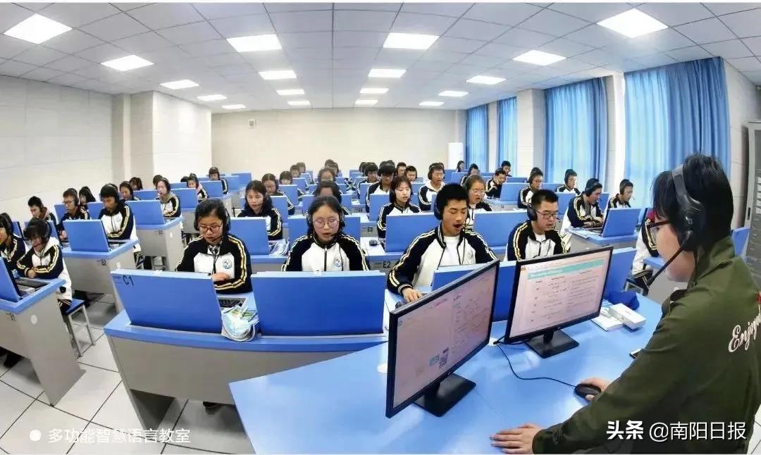 南阳第五完全学校全貌,南阳车站南路完全学校