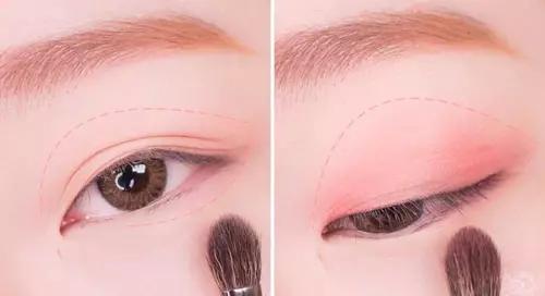 亮色眼影颜色搭配和画法美炸天,眼影画法新手亮色系列