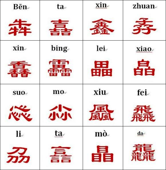 161个容易念错的叠字,36个难认叠字