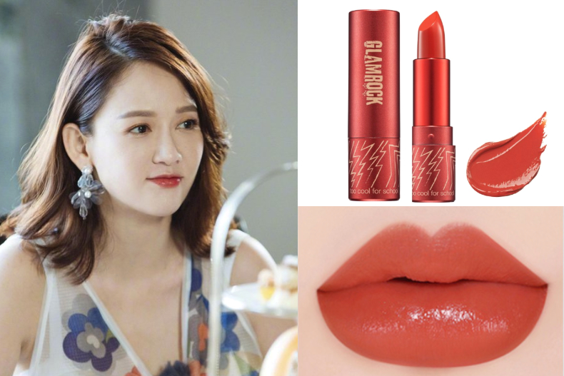 陈乔恩代言hb三色黑白配口红,陈乔恩浪漫青春