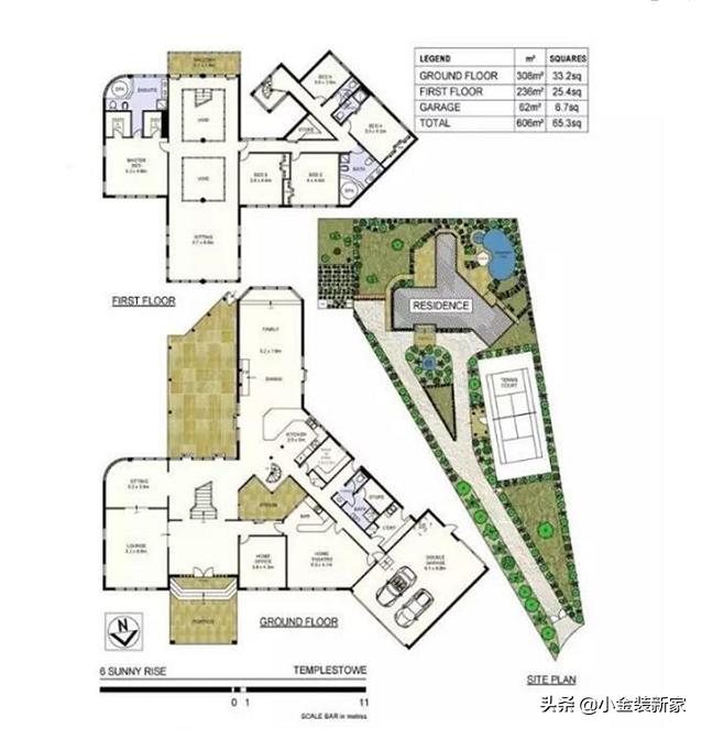 郭德纲澳洲豪宅曝光：花园泳池球场一个不落，占地4000㎡不是吹的