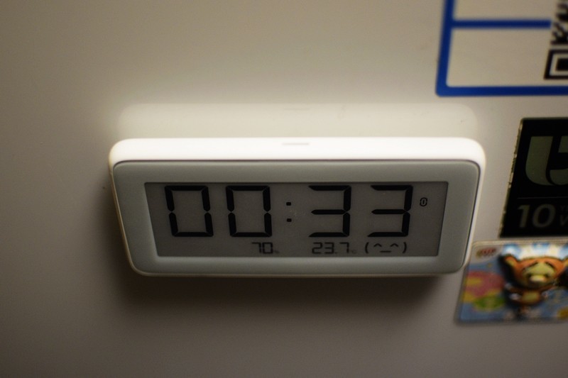 米家温湿监测电子表怎么调时间,米家温湿度电子表调时间