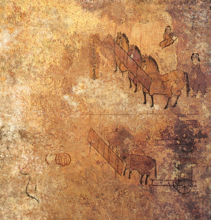 朝鲜壁画古墓,韩国墓葬壁画