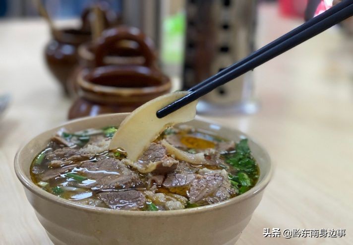 贵阳必吃早餐肠旺面,肠旺面贵阳特点饮食