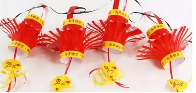 幼儿园小班新年手工制作大全图片,2022新年手工制作幼儿园挂饰