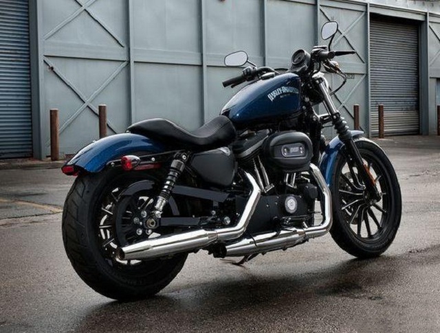 运动巡航车——哈雷883，V型双缸发动机、皮带传动，独具魅力
