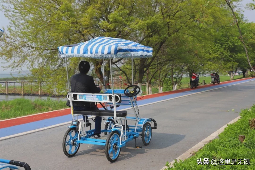 无锡网红打卡地彩虹跑道,无锡古运河健身步道