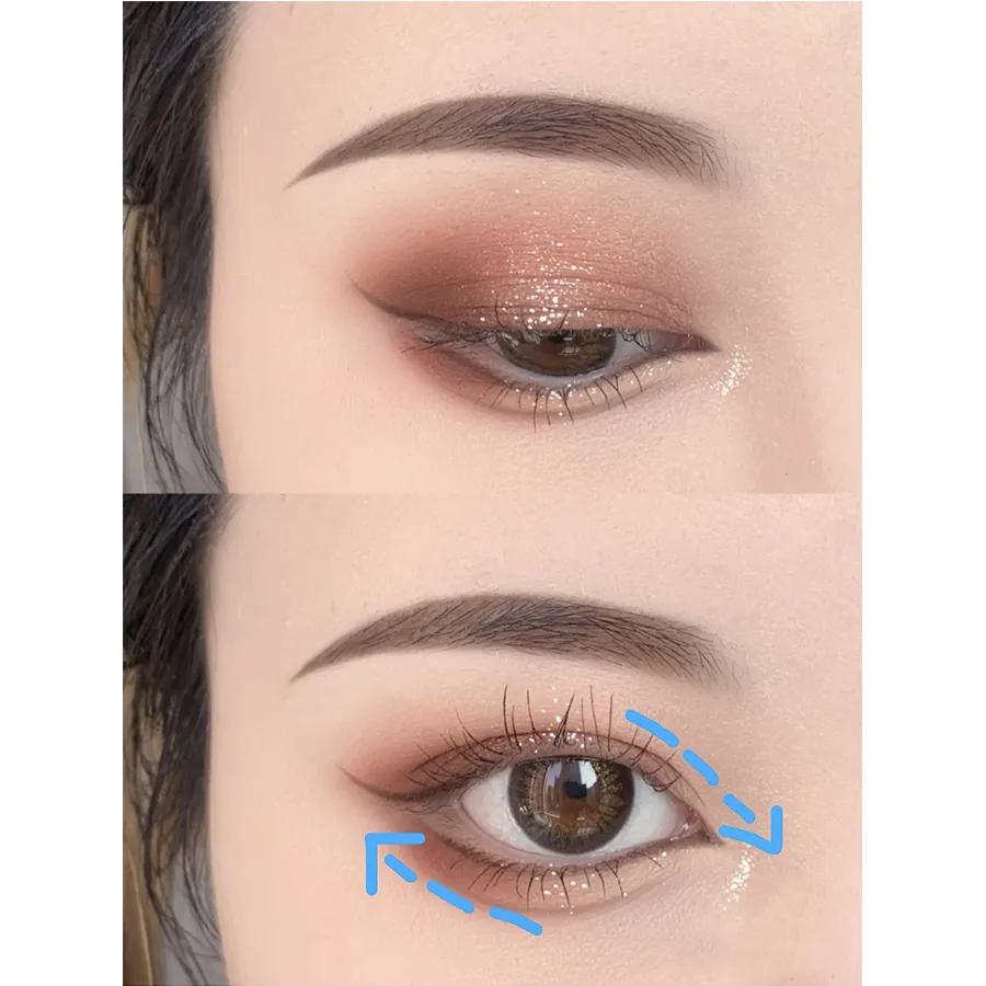 清透高级感眼妆画法,相当炸裂的眼妆画法