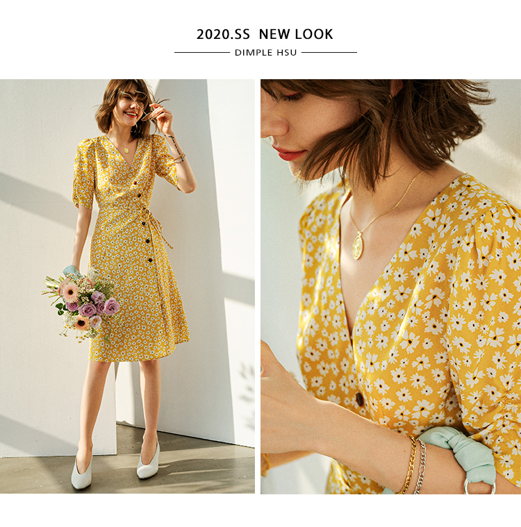 每个女人都需要一条印花裙！如姚晨、白宇一般，美成一道风景线