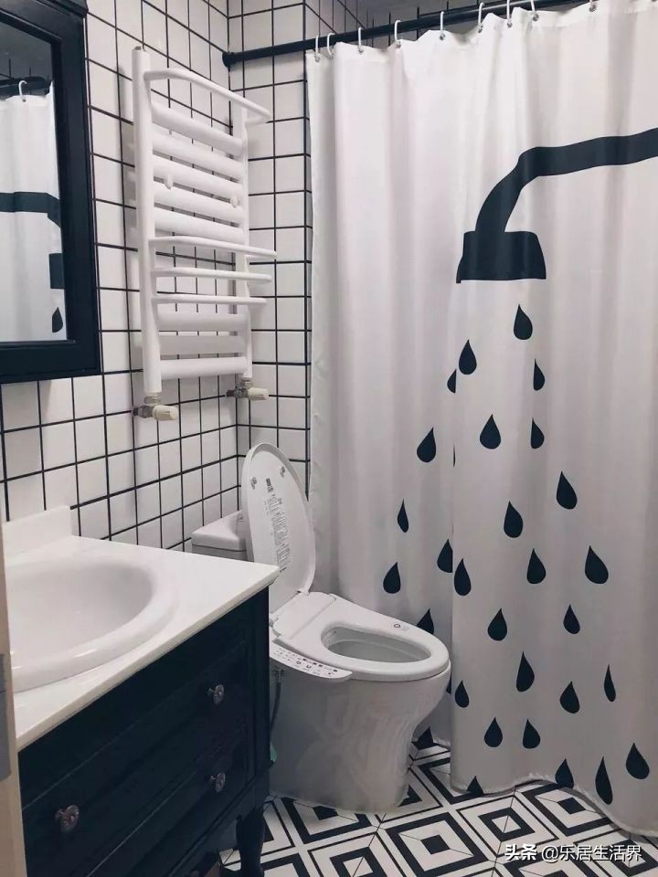 卫生间墙砖和顶最佳颜色效果图,卫生间干湿区墙砖颜色该不该一样