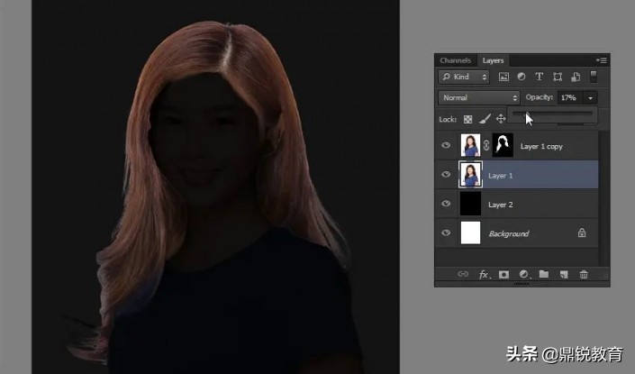 ps怎么给人物的头发上色,ps怎样给人物换头发
