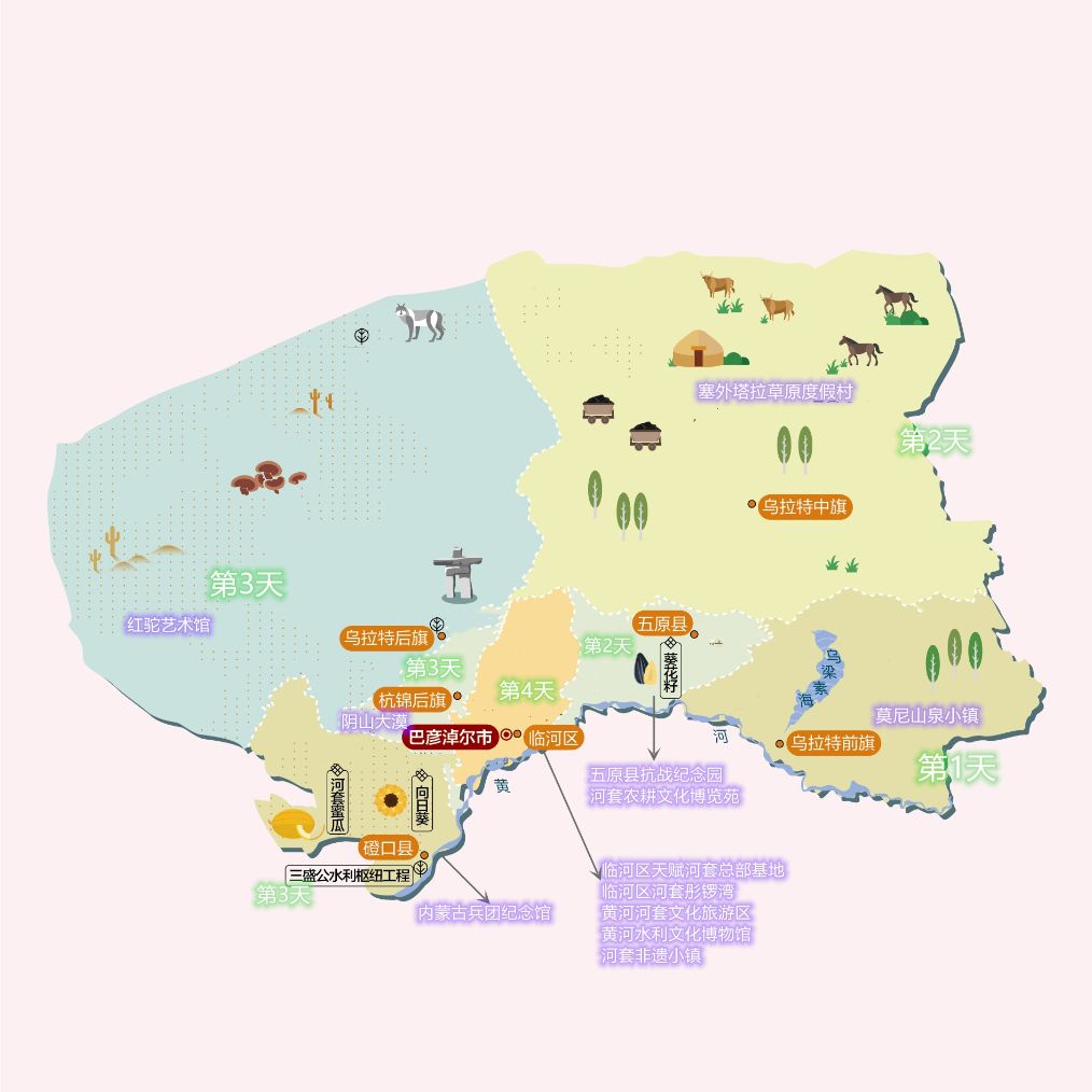 她是滔滔千里黄河的宠儿，阴山之下、河套之上的掌上明珠