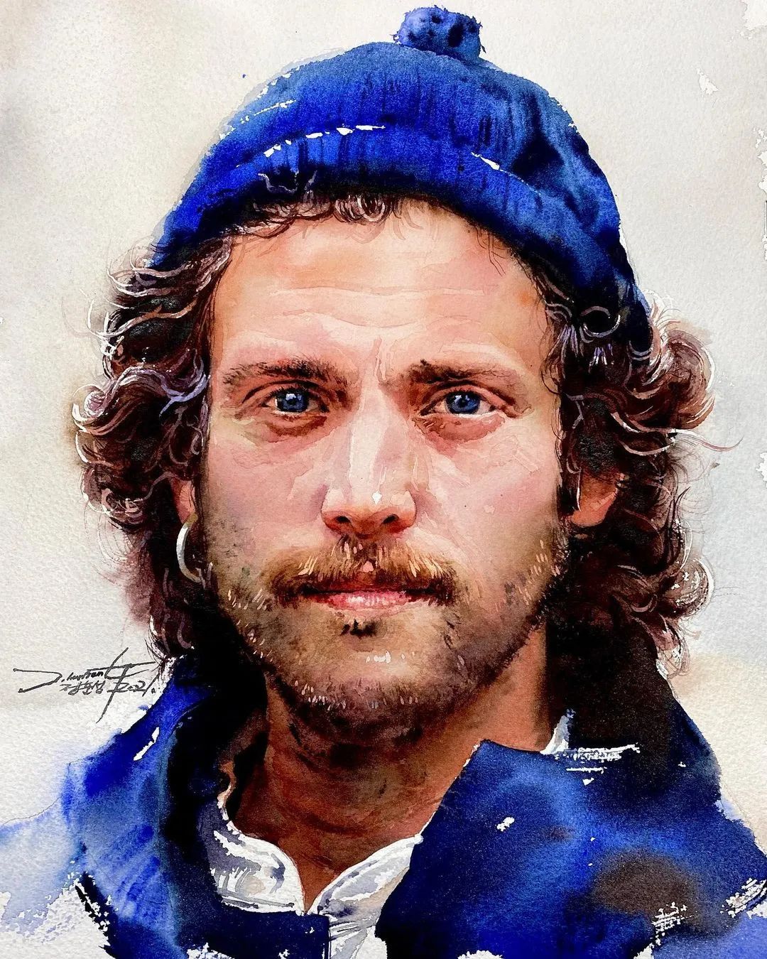 极简的水彩画作品,灵动脱俗的水彩画