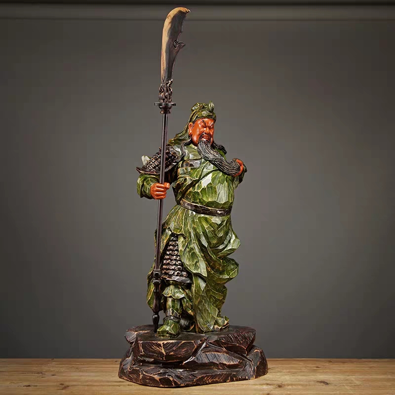 木雕师麾下的武圣《关羽》睁眼可吓退百万大军