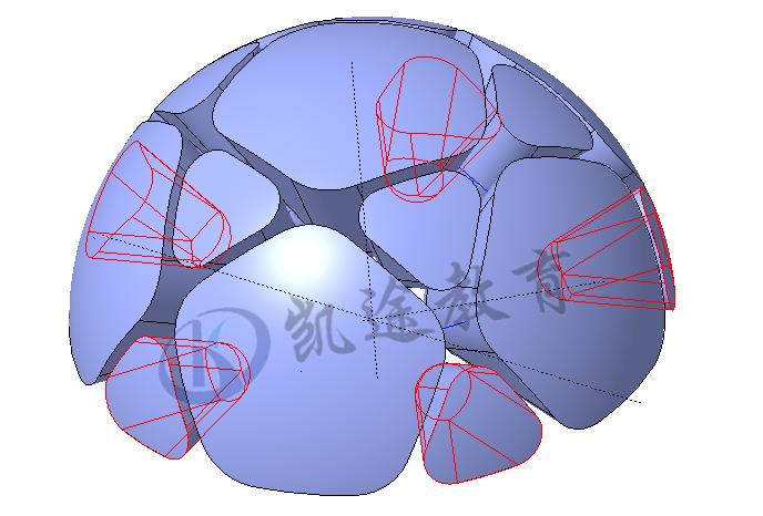 足球建模3dmax特殊方法,二十面体建模