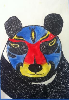 中国脸谱创意儿童画,儿童画创意教程