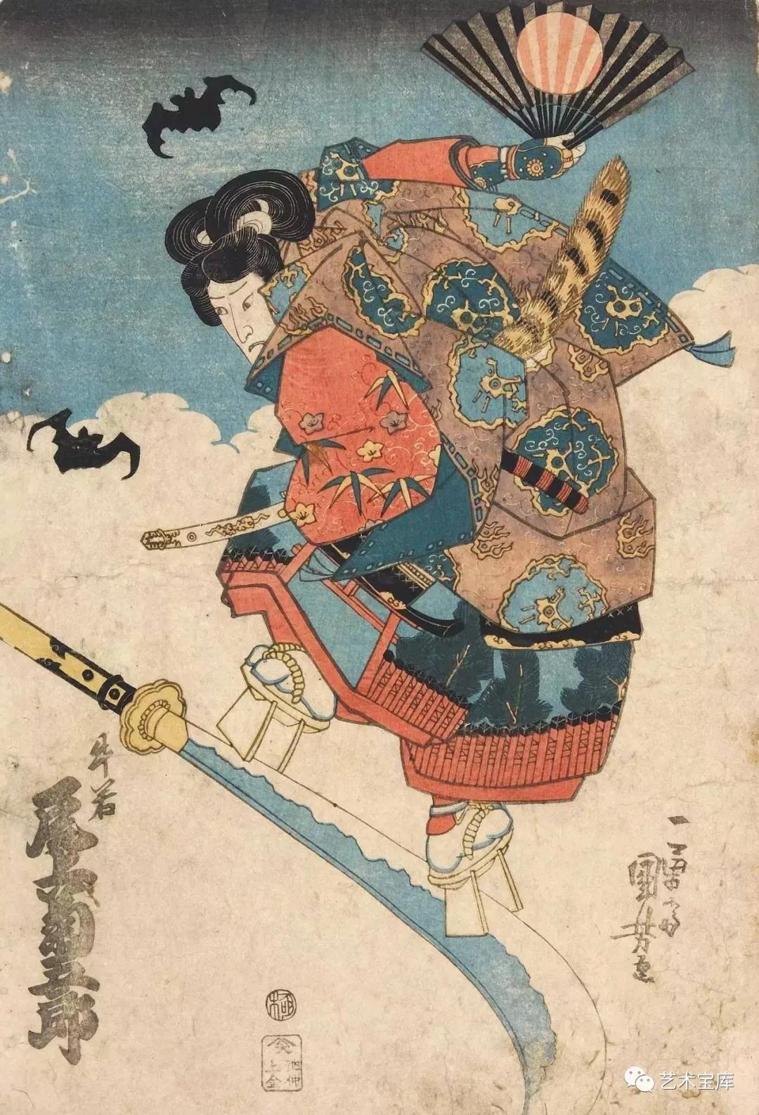 歌川国芳浮世绘中的源氏物语,西方美术史的画家