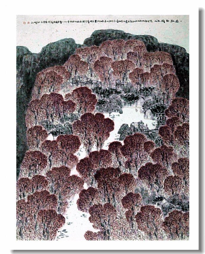 李向鸿山水画精品欣赏,李雁飞写意山水画