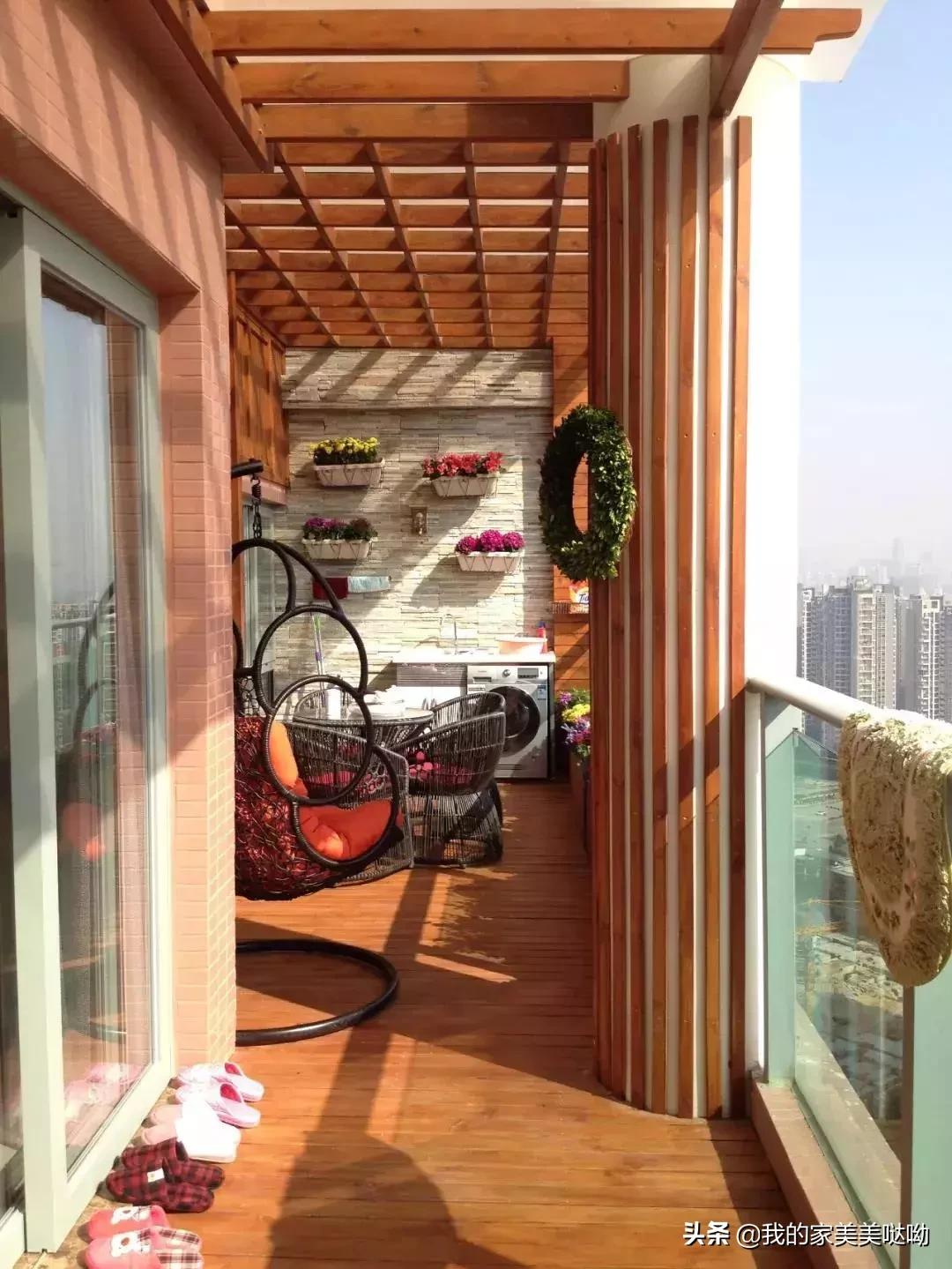 丰胜花园小露台木屋,苏州市丰胜花园木庭院设计