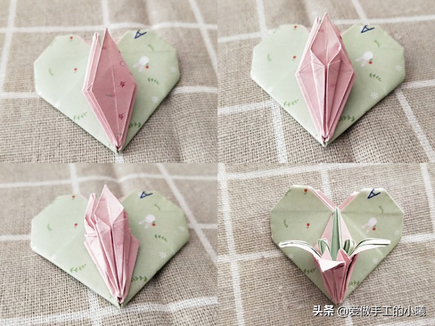 一束花朵手工折纸百合,百合折纸花朵折法图解