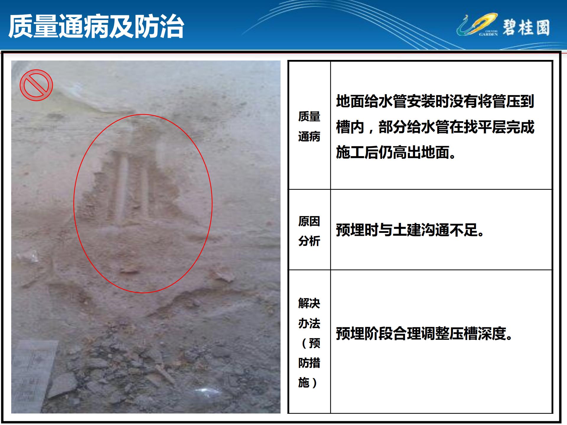 房建机电安装通病图,室内施工工艺质量通病