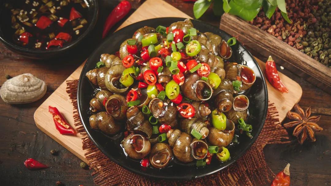 螺蛳粉炒螺图片,螺蛳粉美味螺