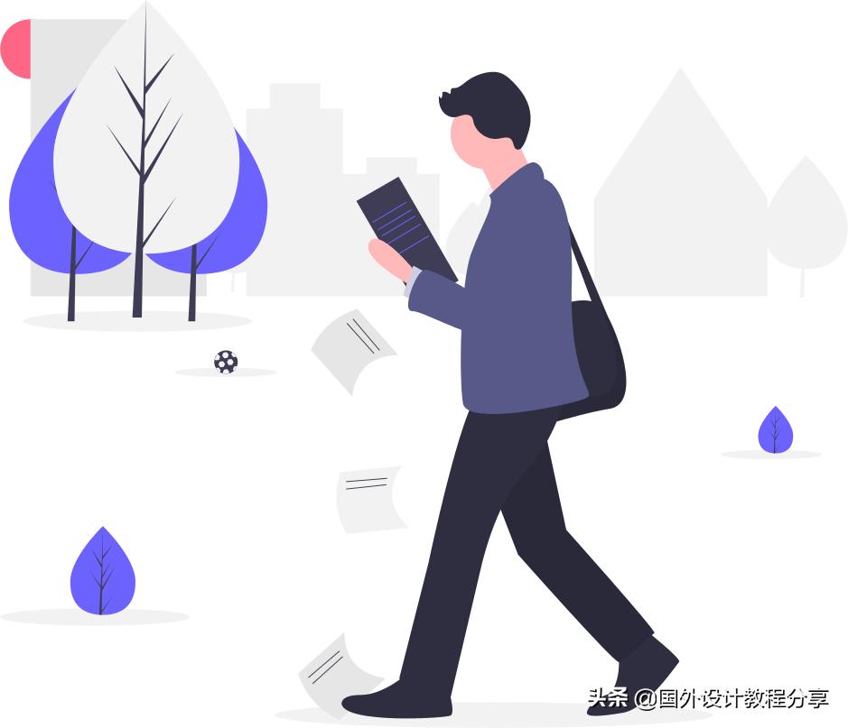 扁平矢量插画色彩教程,扁平矢量家具插画