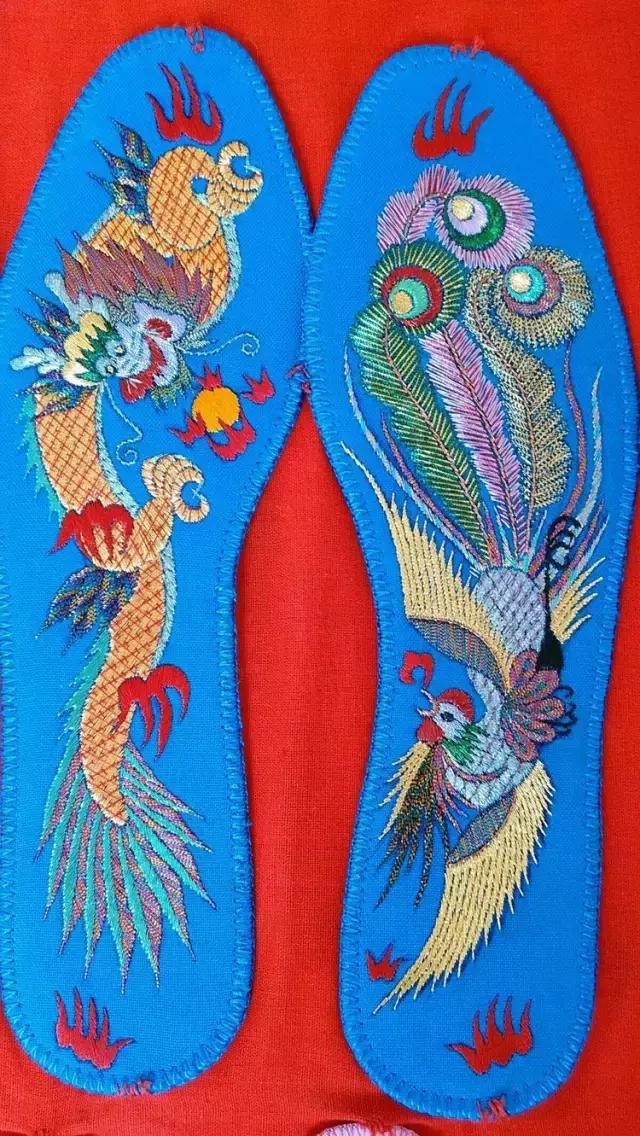 刺绣鞋垫图案大全图解,刺绣各种鞋垫图案